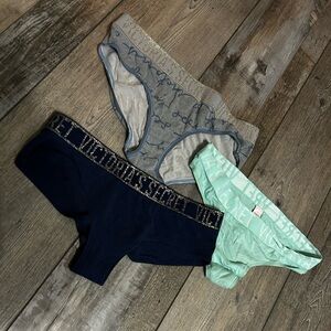 Victoria Secret underwear panty Lot (3) Medium